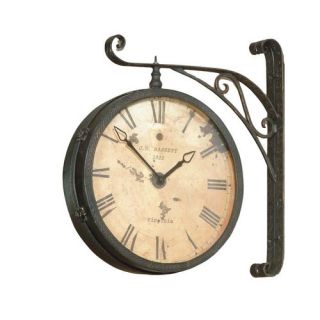 Infinity Instruments 8 Two Sided Charleston Wall Clock