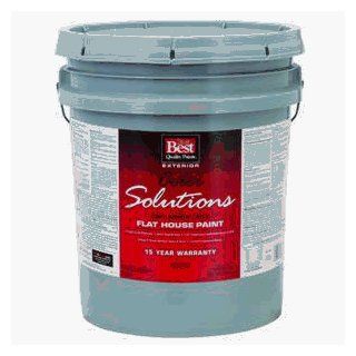 Color Solutions Latex Flat 100% Acrylic House Paint, EXT FLAT WHITE PAINT    