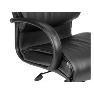 Boss Office Products Modern Mid Back Leather Plus Executive Chair