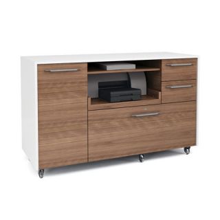 Jesper Office 63 Credenza with 2 Lateral Files and 2 Doors