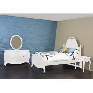 InRoom Designs Jepara Bed in Off White