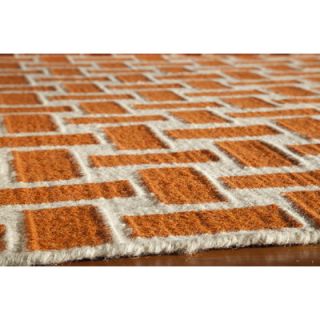 Momeni Laguna Orange Geometric Rug