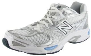 New Balance Women's WR740 NBx Stability Running Shoe, Silver/Blue, 10 B Shoes