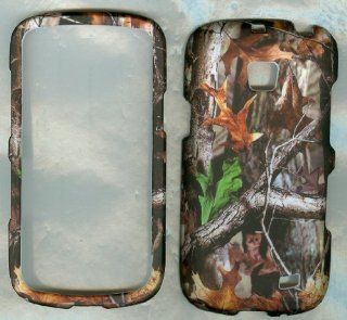 Samsung I110 / S720c Hard Case Faceplate Cover Snap on Protector Camo Advantage Tree Cell Phones & Accessories