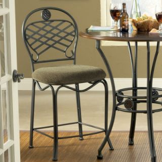 Steve Silver Furniture Wimberly Counter Height Dining Chair in Rich