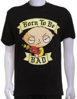 Family Guy   Stewie Born to be Bad Shirt Movie And Tv Fan T Shirts Clothing