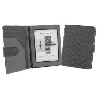 Cover Up Kobo Mini (5 inch) eReader Natural Hemp Cover Case With Auto Sleep / Wake Function (Book Style)   (Slate Grey) Computers & Accessories