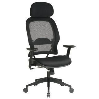 SPACE Air Grid Deluxe High Back Mesh Office Chair with Arms