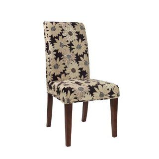 Powell Black Peppercorn Floral Slip Over, Fits 741 440 Chair   Childrens Upholstered Armchairs