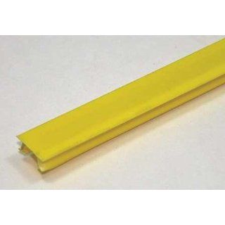 Faztek 15 Series T Slot Cover, Plastic, 96" Length x 1/2" Width, Yellow, For Type 15 Framing Extrusions (Pack of 5) Machine Tool Safety Accessories