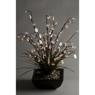 Silks Lighted Dollar in Square Planter