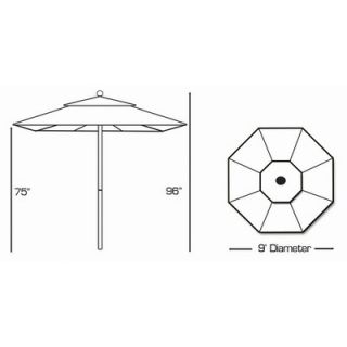 Galtech International 9 Market Umbrella