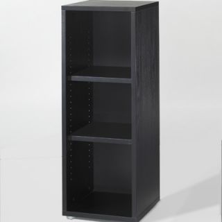 Tvilum Fairfax Short Narrow Bookcase in Black Woodgrain