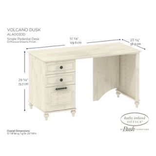 kathy ireland Office by Bush Volcano Dusk 51 Desk with Drawer