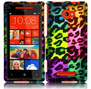 Exceptional Leopard Design Hard Case Cover Premium Protector for HTC Windows Phone 8X / HTC 6990 / HTC Zenith (by AT&T / T Mobile / Verizon) with Free Gift Reliable Accessory Pen Cell Phones & Accessories