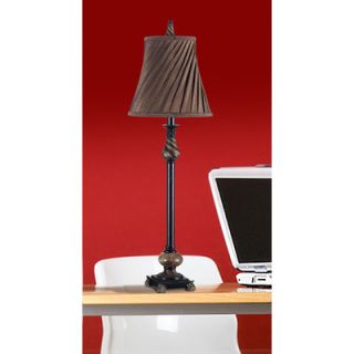 kenroy home epicurean aruba buffet table lamp set