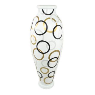 PoliVaz Modern Circles Round Floor Vase