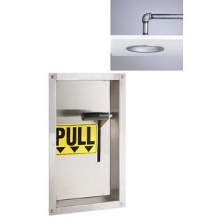 Speakman Safe T Zone Wall Mount Emergency Deluge Shower with Fully