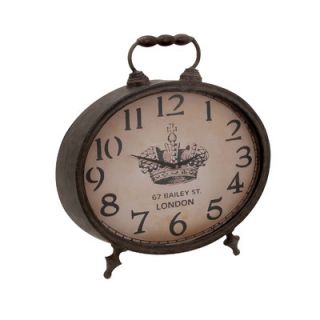 Woodland Imports Unique Metal Clock
