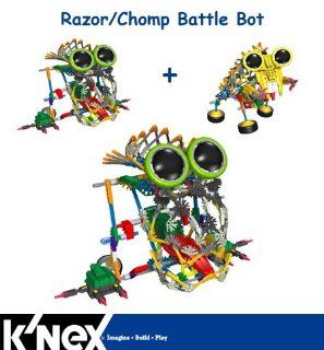 K'NEX Moto Bots Series   Razor/Chomp Battle Bot Toys & Games