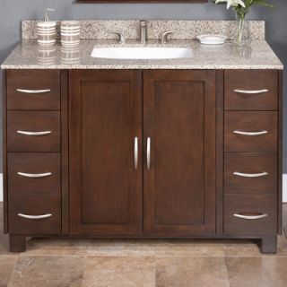 Lanza Chikko 48 Vanity Set with Backsplash