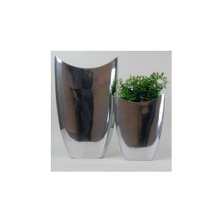 Modern Day Accents 2 Piece Oval Pointed Vase Set