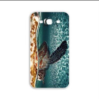 Diy Samsung Galaxy S3/SIII Animals Series sea turtle and shark animal Black Case of Unique Cellphone Shell For Men Cell Phones & Accessories