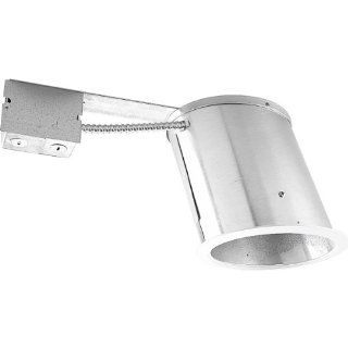Progress Lighting P745 IC 6 Inch Slope Remodel Housing For Incandescent That Adjusts Lamp From 9 To 45 Degrees 1 Trim Style For All Ceiling Angles and Integral Cast Trim Flange Ring   Incandescent Bulbs  