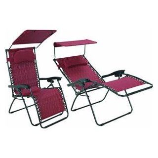 SummerWinds F5343SCB35SE06 XL Oversized Relaxer with Canopy, Dark Red Weave  Patio Lounge Chairs  Patio, Lawn & Garden