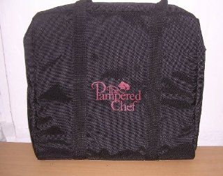 Pampered Chef Black Insulated Tote Carrying Case Bag  Other Products  