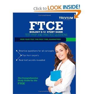 FTCE Biology 6 12 Study Guide Test Prep and Practice Questions Trivium Test Prep 9781492766063 Books