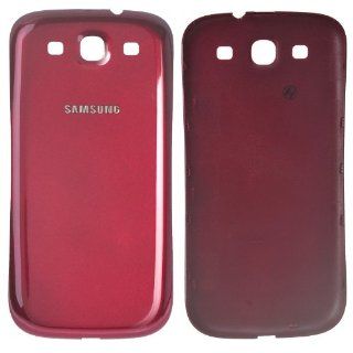 Generic Samsung Galaxy S3 III SGH i747 / GT i9300 ~ Red Back Cover ~ Mobile Phone Repair Part Replacement Cell Phones & Accessories