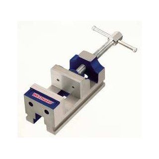 Westward 10D747 Drill Press Vise, Stationary, 4 In Bench Clamps