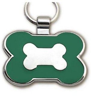 Green, Large   Pet ID Tag   Bone Shape   Custom engraved cat and dog tags, pet id tags, pettags Pet Supplies / Shops  Hunting Dog Equipment  Sports & Outdoors