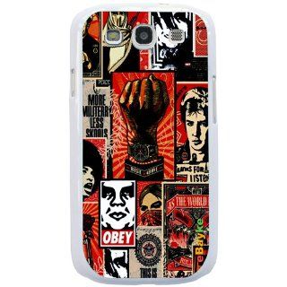 S3OBEY 04W for Samsung Galaxy S3 S III SGH I747 I9300 Pop Art Obey Wallpaper Styles Snap on Hard Case Back Cover With ke Logo Cell Phones & Accessories