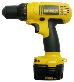 DEWALT DC727VA 3/8 Inch 12 Volt Heavy Duty Ni Cad Cordless Drill/Driver Kit with Vehicle Charger   Power Drills  