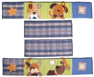 Lambs & Ivy Bow Wow Bumper  Crib Bumpers  Baby