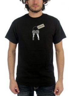 The Postal Service   Keys Mens T Shirt in Black, Size X Large, Color Black Music Fan T Shirts Clothing