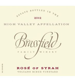 2012 Brassfield Rose of Syrah 750 mL Wine