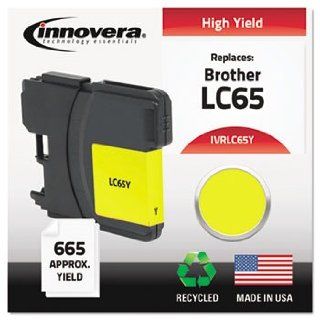 LC65Y Compatible, Remanufactured, LC65Y (LC65) Ink, 730 Page Yield, Yellow 