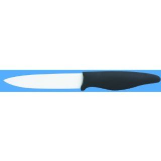 5 inch Ceramic Utility Knife Lightweight with Ergonomic Rubber coated Handle Kitchen & Dining