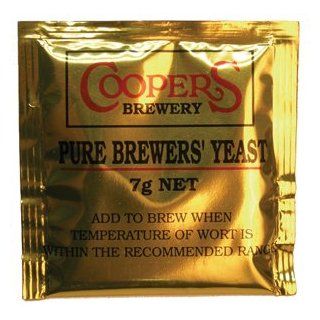 Coopers Ale Yeast   7g  Active Dry Yeasts  Grocery & Gourmet Food