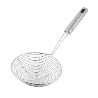 Kitchen Cookware 4.6" Dia Net Colander Mesh Ladle Strainer Spoon Kitchen & Dining
