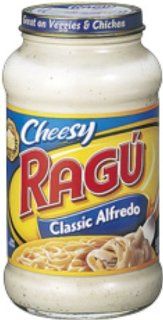 Ragu Cheesy Classic Alfredo Spaghetti Sauce 16 oz  Tomato And Marinara Sauces  Grocery & Gourmet Food