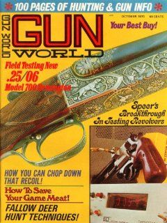 GUN WORLD Remington 700 25/06 Fallow Deer Sheridan ++ 10 1970 Entertainment Collectibles
