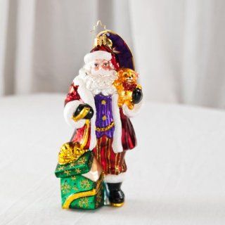 Christopher Radko Magically Yours Santa Christmas Ornament   Decorative Hanging Ornaments