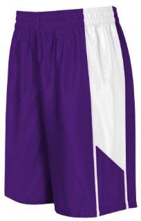Performance Basketball Uniform Shorts WHITE/PURPLE AXL  Sports & Outdoors