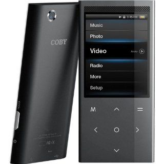 Coby MP757 4GBLK 2.4 Inch Touchpad Video  Player 4 GB with FM (Black) (Discontinued by manufacturer)   Players & Accessories