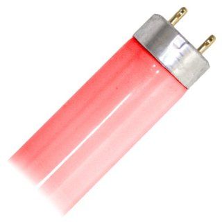 General 19914   F30T8/Red Straight T8 Fluorescent Tube Light Bulb    