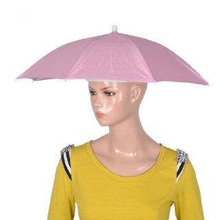 Beach Outing Shade Pink Headwear Sun Umbrella Hat Cap  Fishing Hats  Sports & Outdoors